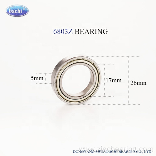 6803 bearing size 17*26*5 Deep Groove Ball Bearings